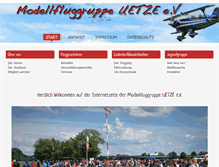 Tablet Screenshot of mfg-uetze.de